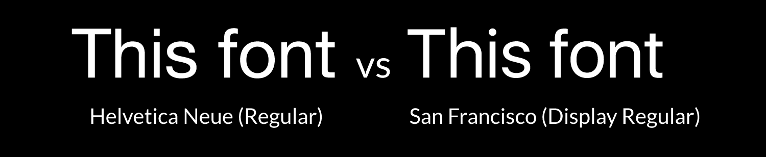San Francisco Font: Apple improved on a classic. Where to download.