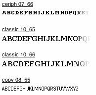 miniml-fonts